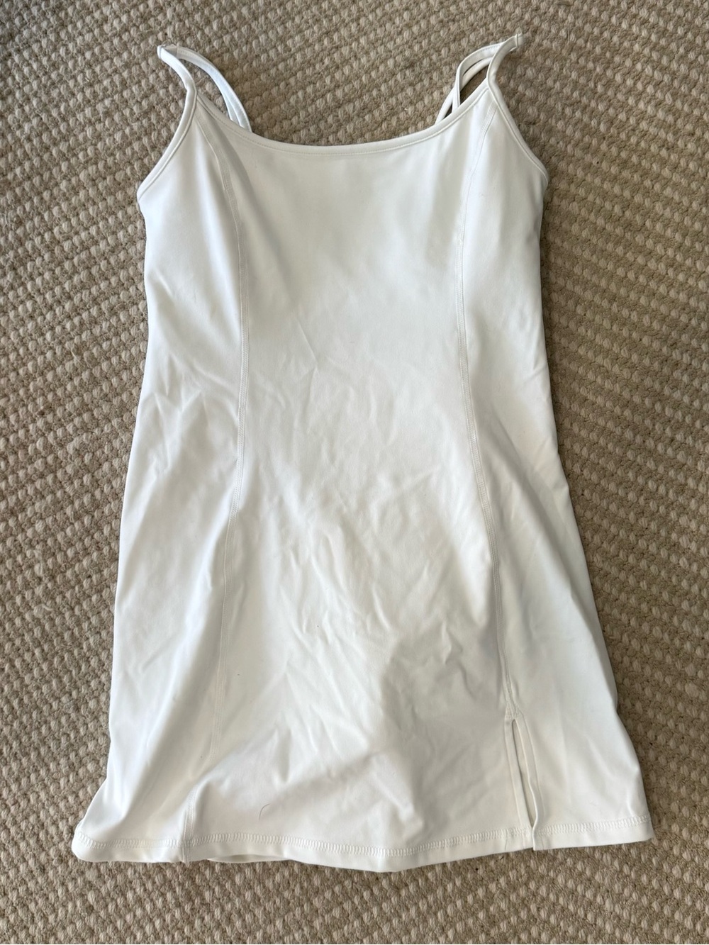 Garage White Double-Strap Camisole Dress size Small